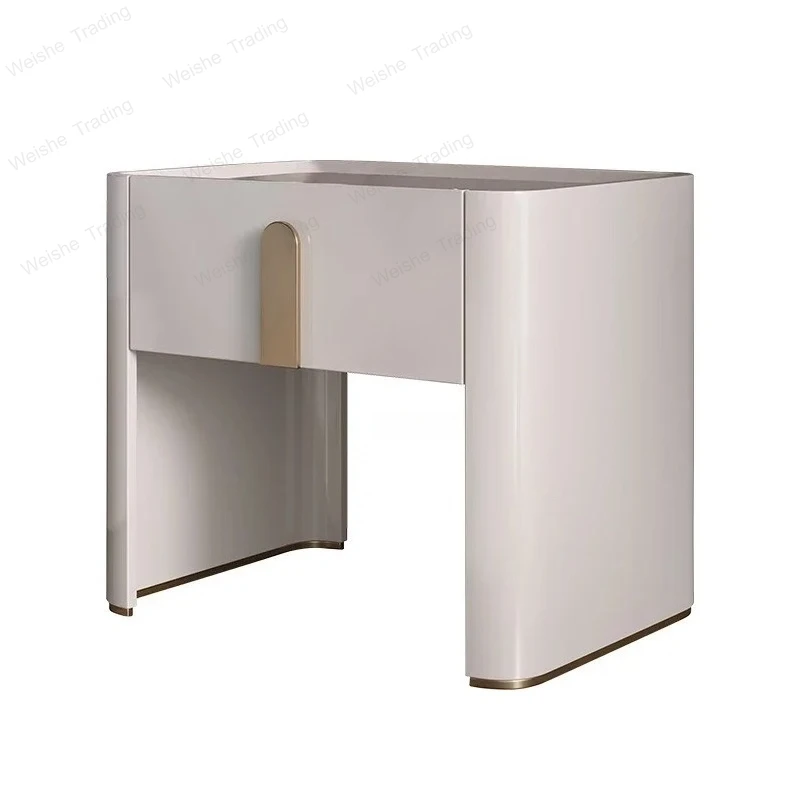 Italienische kreative Nachttische für Schlafzimmer, nordische Designer-Nachttische aus Glas, Wohnmöbel, Aufbewahrungsschrank für das Wohnzimmer