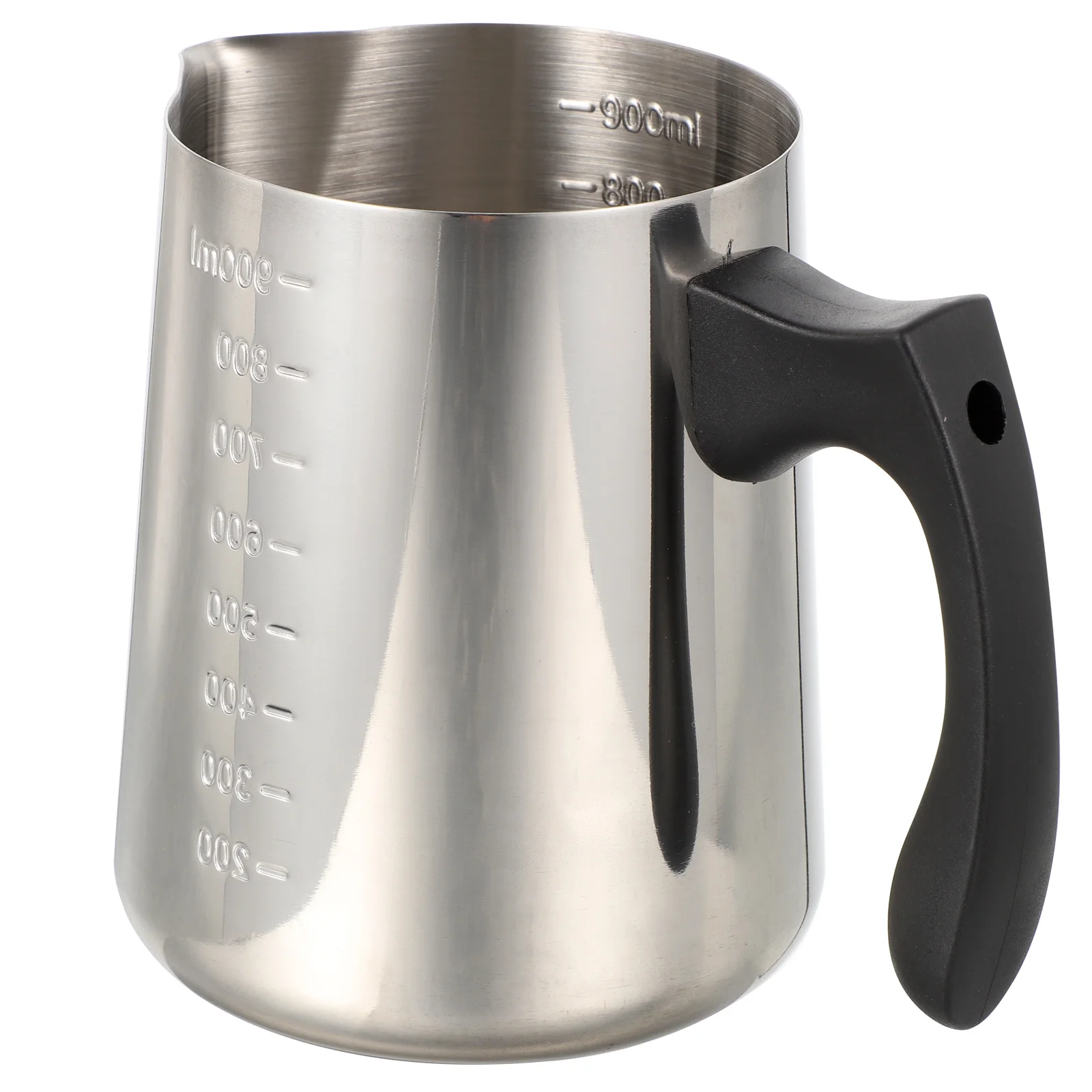 

Stainless Steel Frothing Pitcher Large Capacity Ergonomic Handle Multi-Function Steaming Cup Household Milk Pitcher Coffee