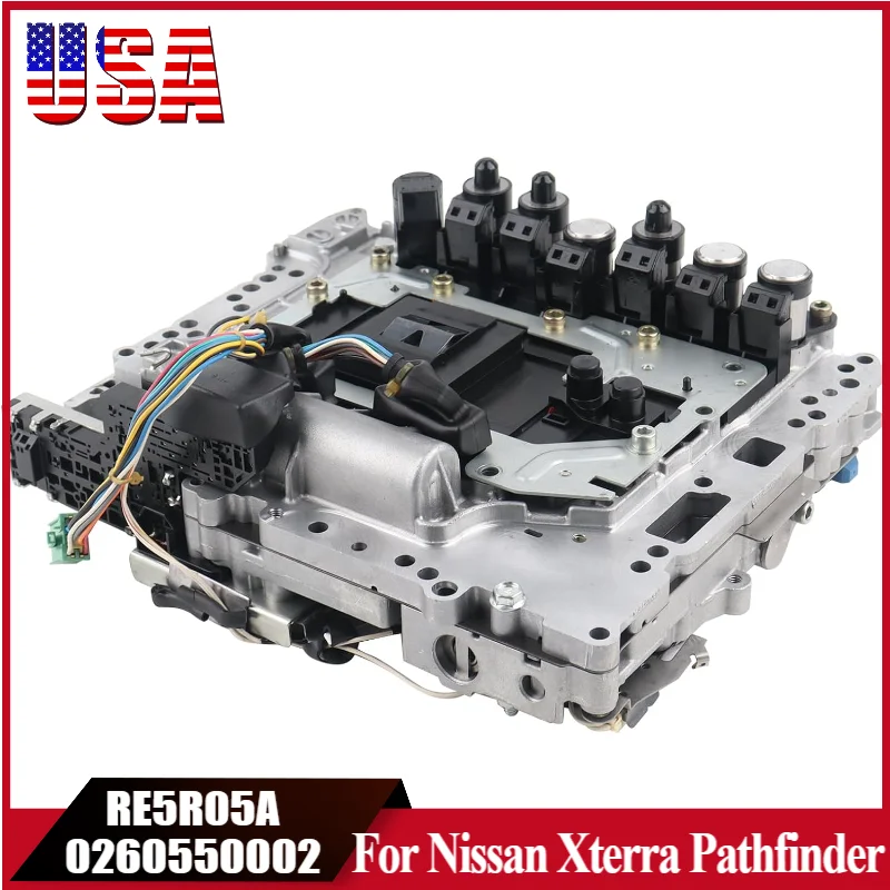 

0260550002 RE5R05A Электромагнитный корпус клапана коробки передач TCM для Nissan Xterra Pathfinder Armada для Infinity FX35 G35, восстановленный