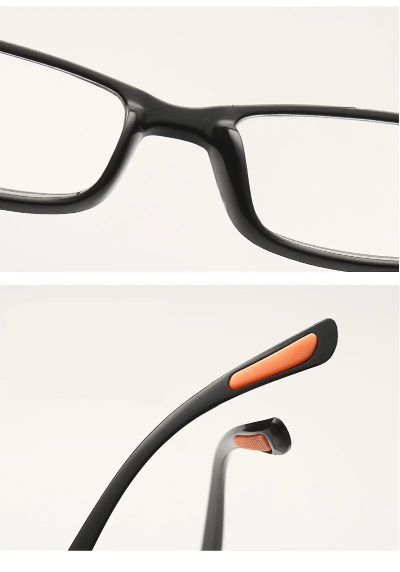 Gafas de lectura ultraligeras para hombre y mujer, lentes de lectura con montura, a la moda, 1,5 + 2,0 + 2,5 + 3,0 + 3,5