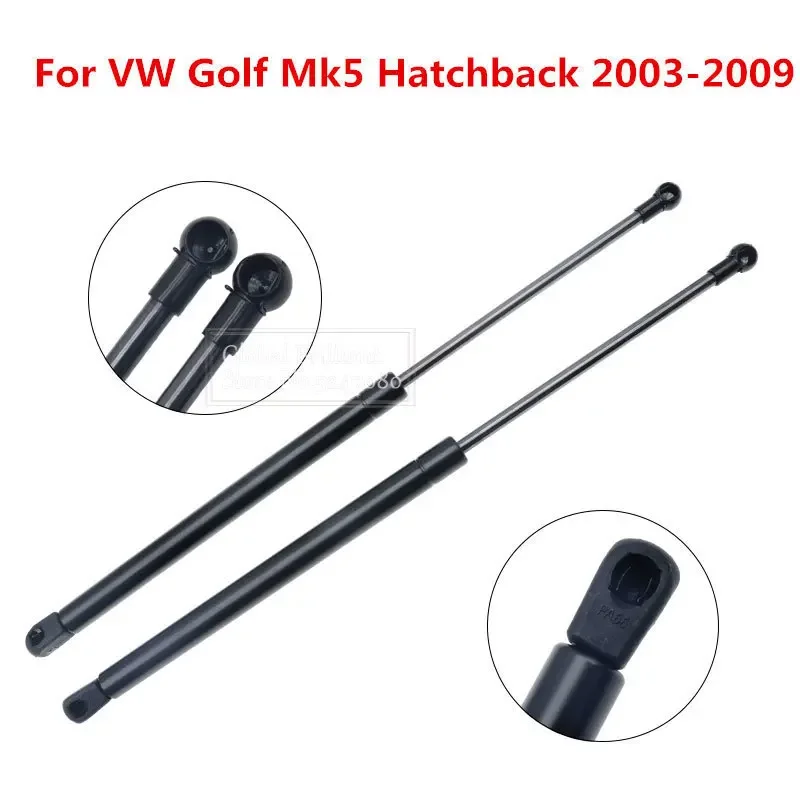 2x Car Rear Truck Tailgate Tail Gate Gas Struts Boot Holders Lifter Lift Supports For VW Golf MK5 Hatchback 2003-2009 1K6827550D