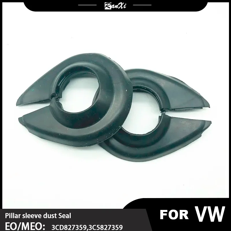 2 Pieces Car Boot Hinge Rubber Seal Ring Trunk Support Pillar sleeve dust Seal cover For vw Passat B6 B7 3CD827359 3C582735