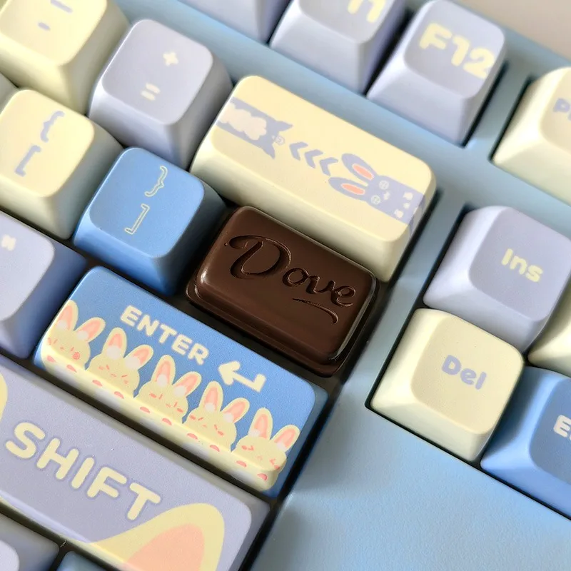 Chocolate Point Keycap Personalized Custom Handmade 3D Resin Keyboard Artisan Key for Mechanical Keyboard 1.5u TAB Key Gift