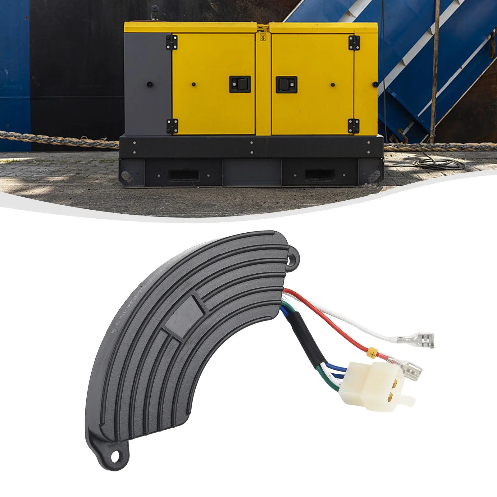 منظم جهد AVR لمولدات أحادية الطور 5KW إلى 6KW مع مخرج ثابت للجهد السلبي وإدارة زيادة درجة الحرارة