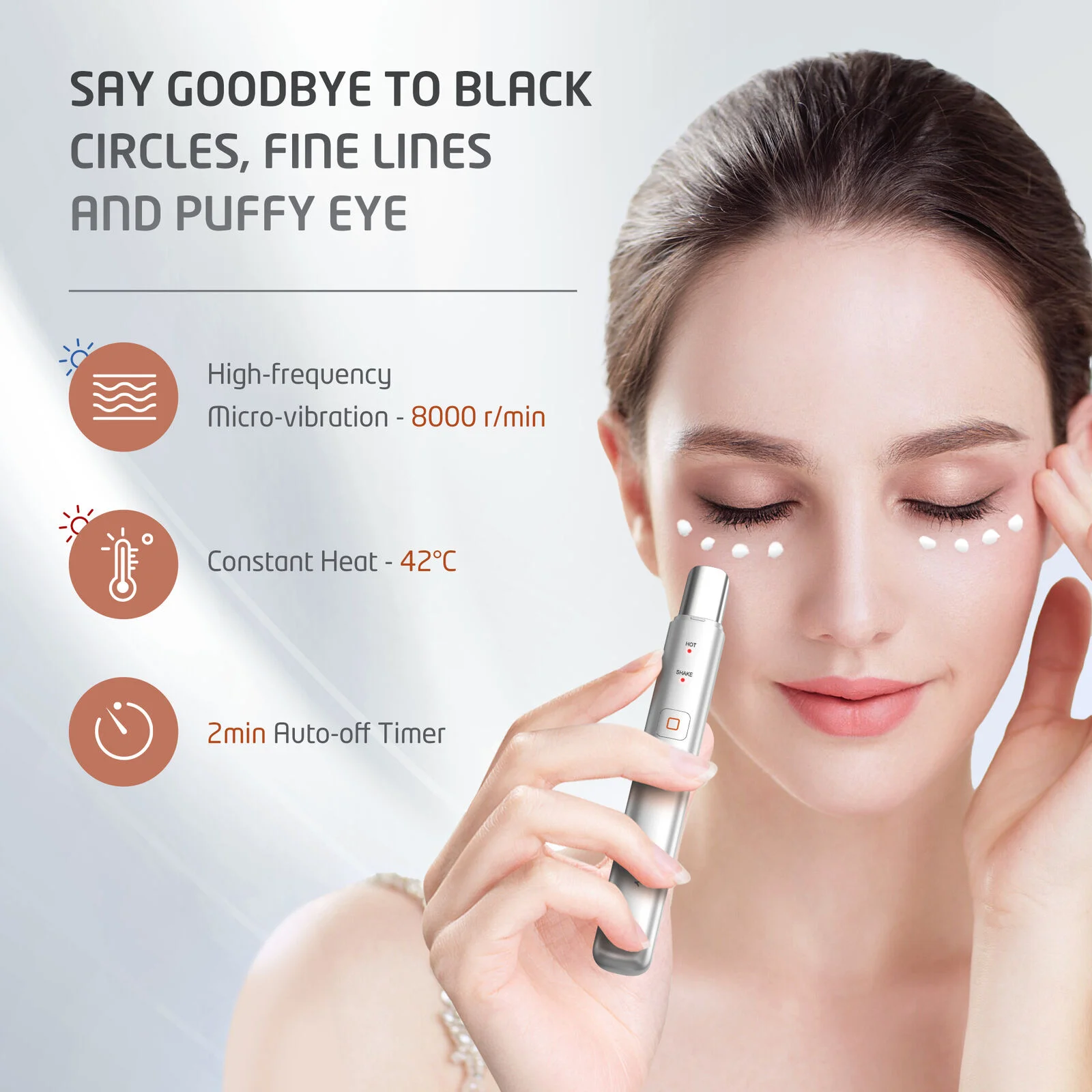 SEChain Y-Appareil de beauté pour les yeux, soins de la peau à domicile, masseur de lifting du visage, remplacement de Medicube Booster