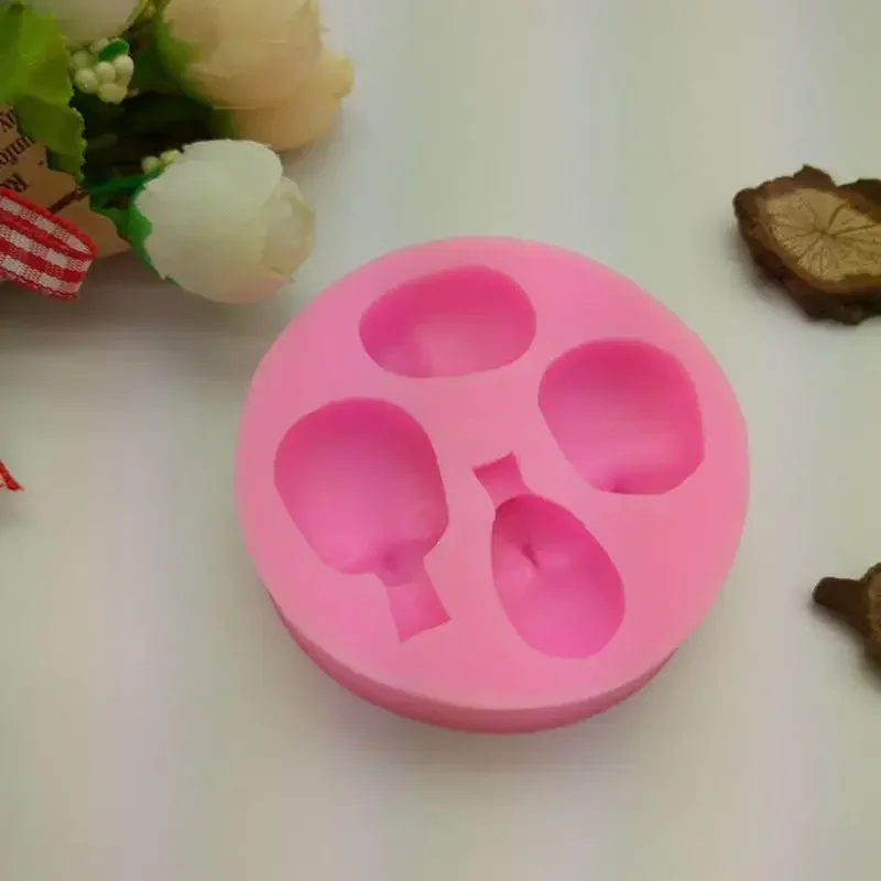 1 Pcs 3D Women Face Soft Clay Mold Tools Universal Silicone Fondant Cake Pottery Handmade 4 Types Size DIY