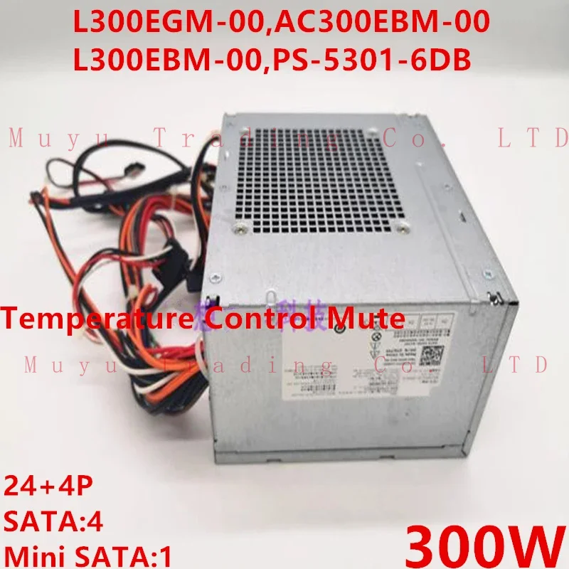 New Original PSU For Dell T3630 3640 300W Power Supply L300EGM-00 AC300EBM-00 L300EBM-00 PS-5301-6DB PCH006 63YJP 00FCCJ 0TG7YF