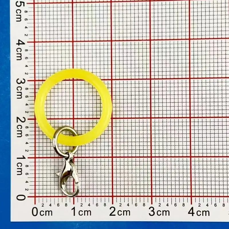 10 Stück O-förmige Silikon-Schlüsselringe, flexible Gummi-O-Ringe, Schlüsselanhänger-Verbinder, DIY-Schmuck, Taschenanhänger, kleine Accessoires – Detail 9