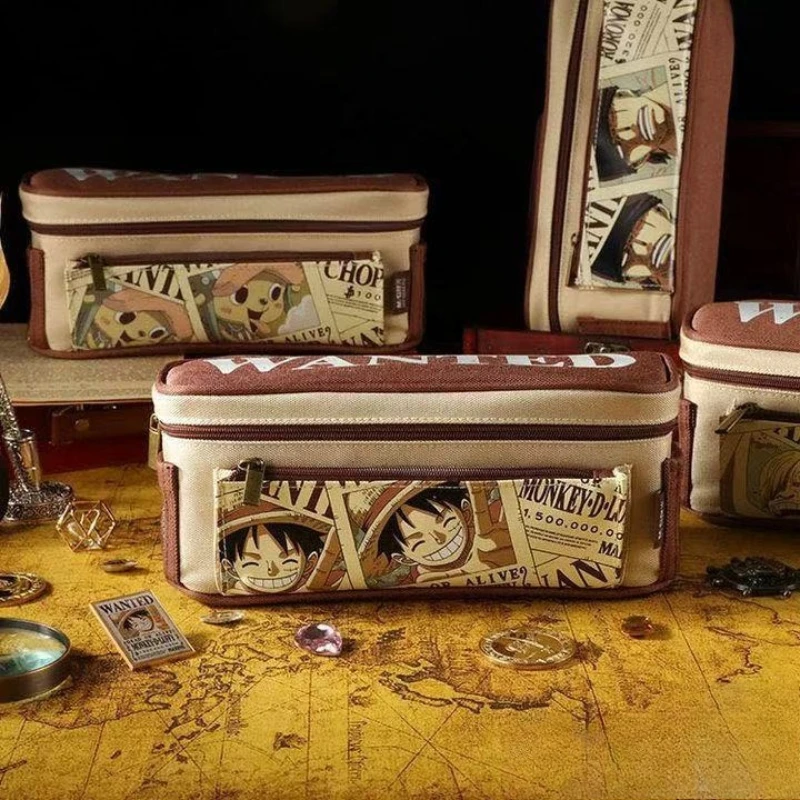 

One Piece Luffy Style Pencil Case for Boys and Girls Suitable for Students Featuring The Design of One Piece