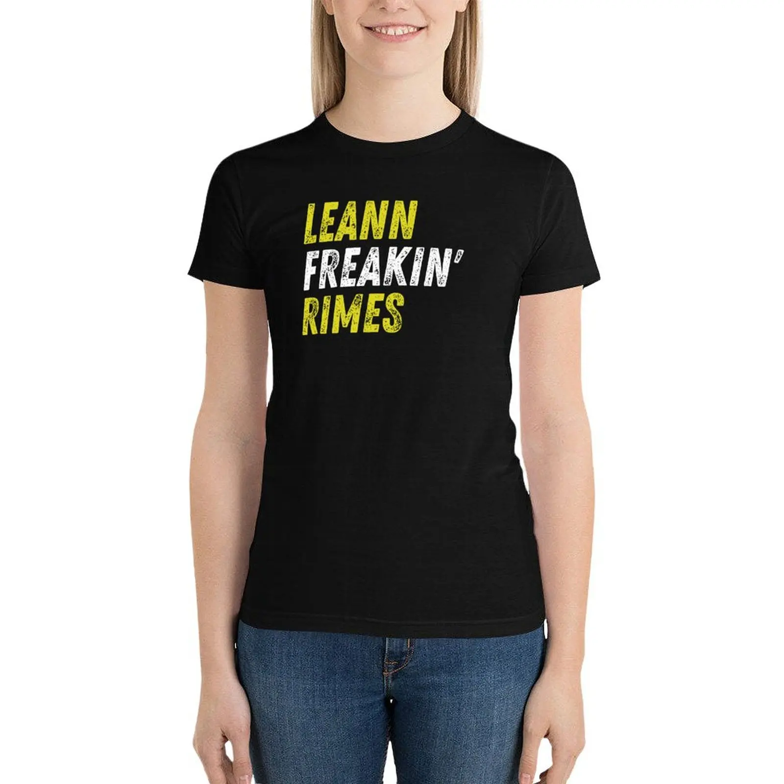 Leann Freakin' Rimes T-Shirt graphics vintage clothes Women t shirt