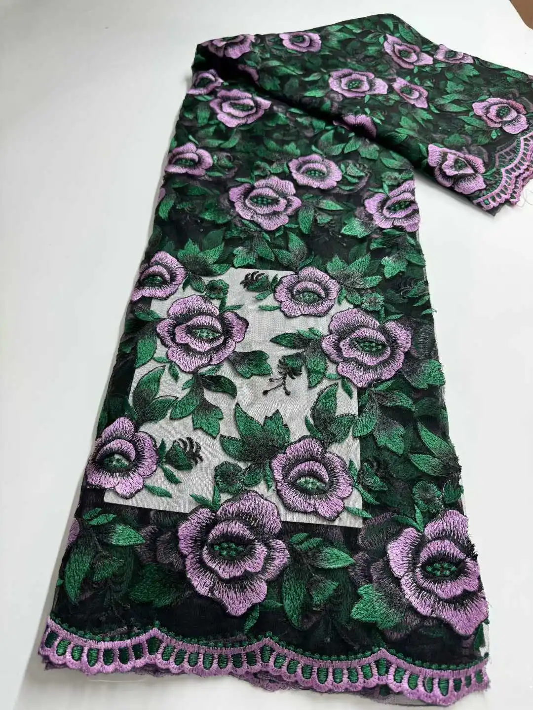 Kain Tulle Bordir Prancis Nigeria Afrika Kelas Atas 2025 untuk Pesta Pernikahan Gaun Pengantin Jahit