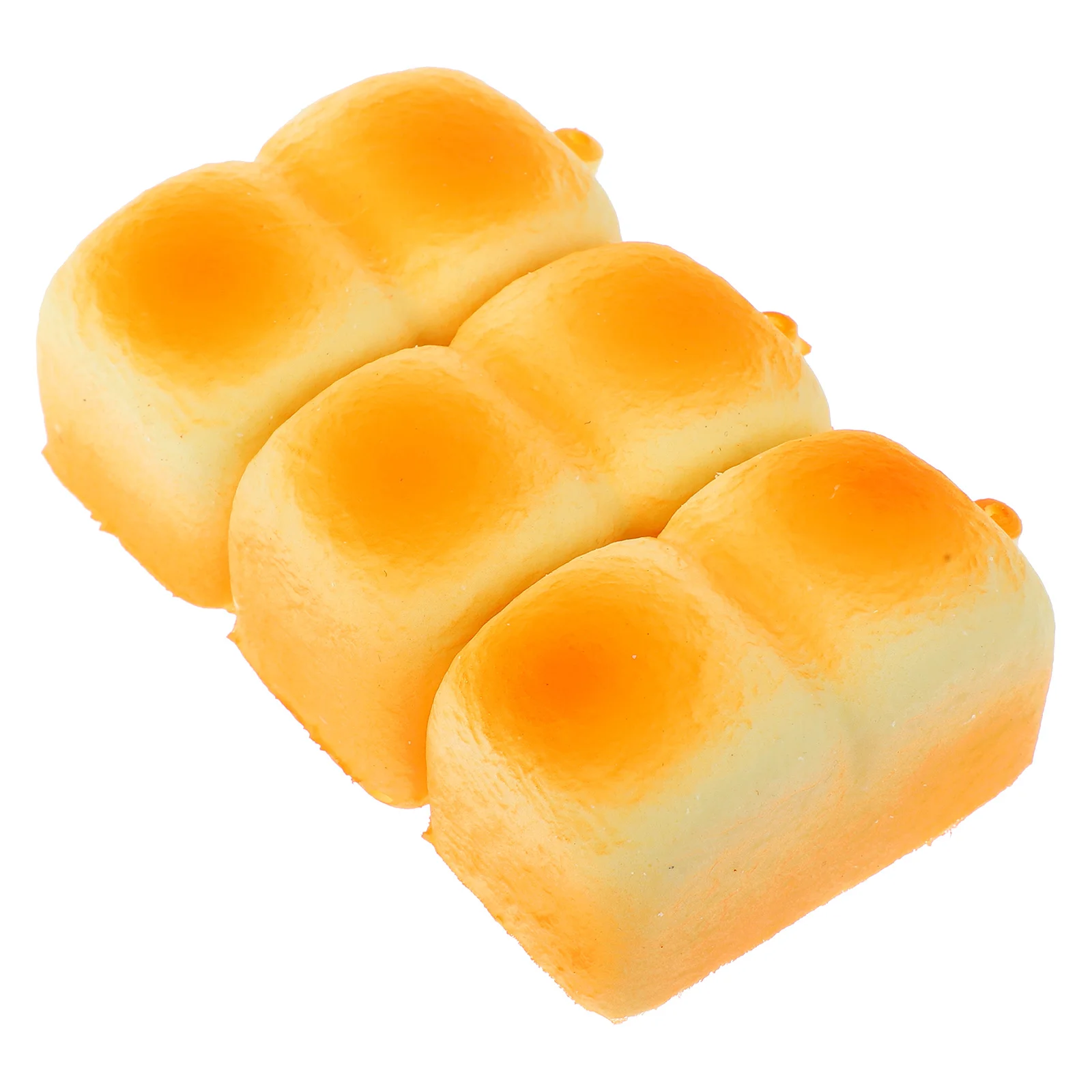 3 قطعة محاكاة الخبز ضغط الضغط الإغاثة اللعب مكتب المنزل الإجهاد الإغاثة الجدة بسط الخبز لعبة الضغط