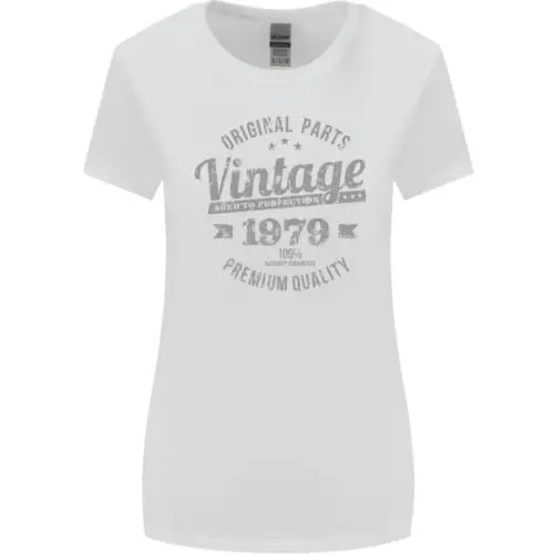 Vintage Year 45th Birthday 1979 Womens Wider Cut T-Shirt