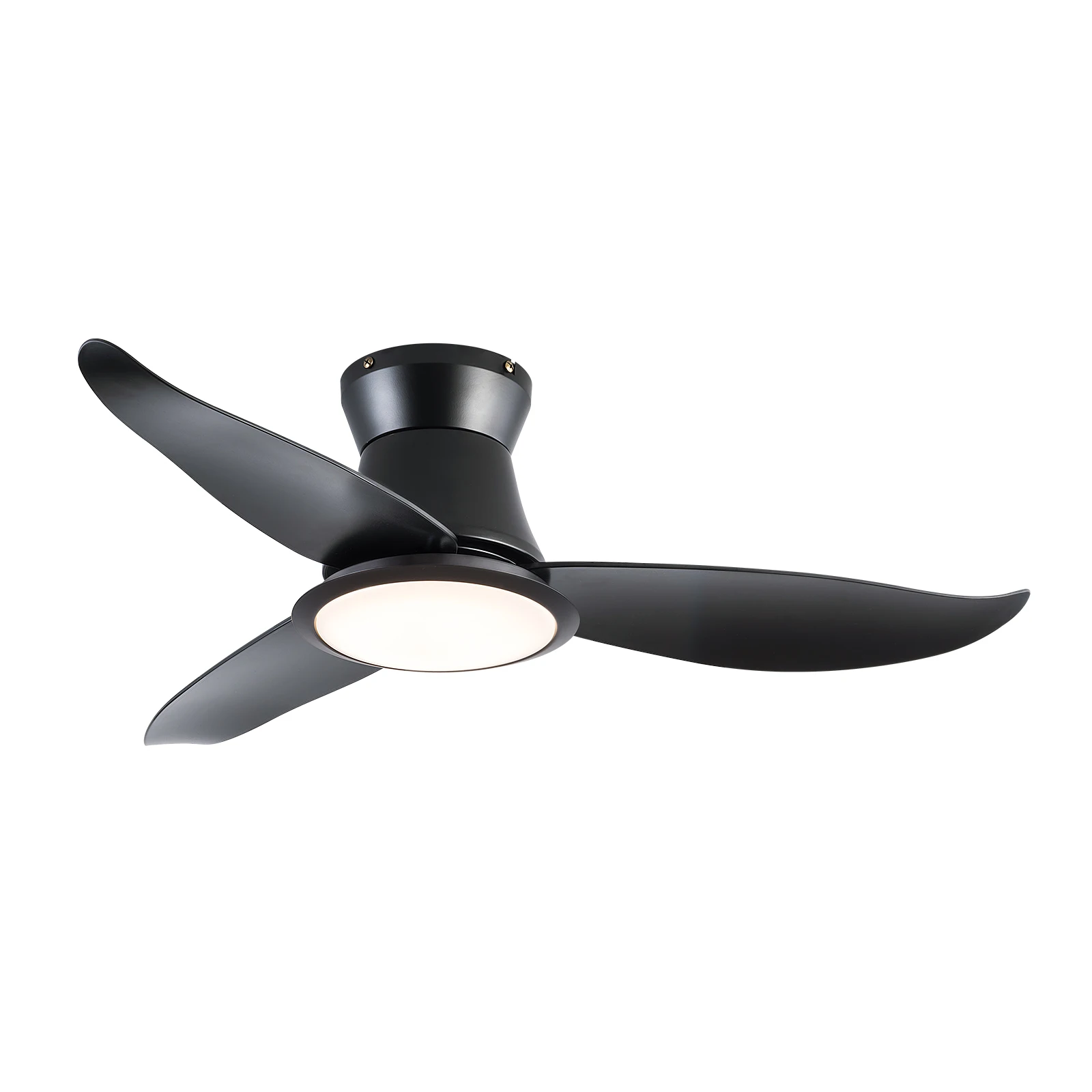 Quiet Motor Modern Minimalist Ceiling Fan Ideal for Bedroom  26W LED Light Source Ceiling Fan with Light