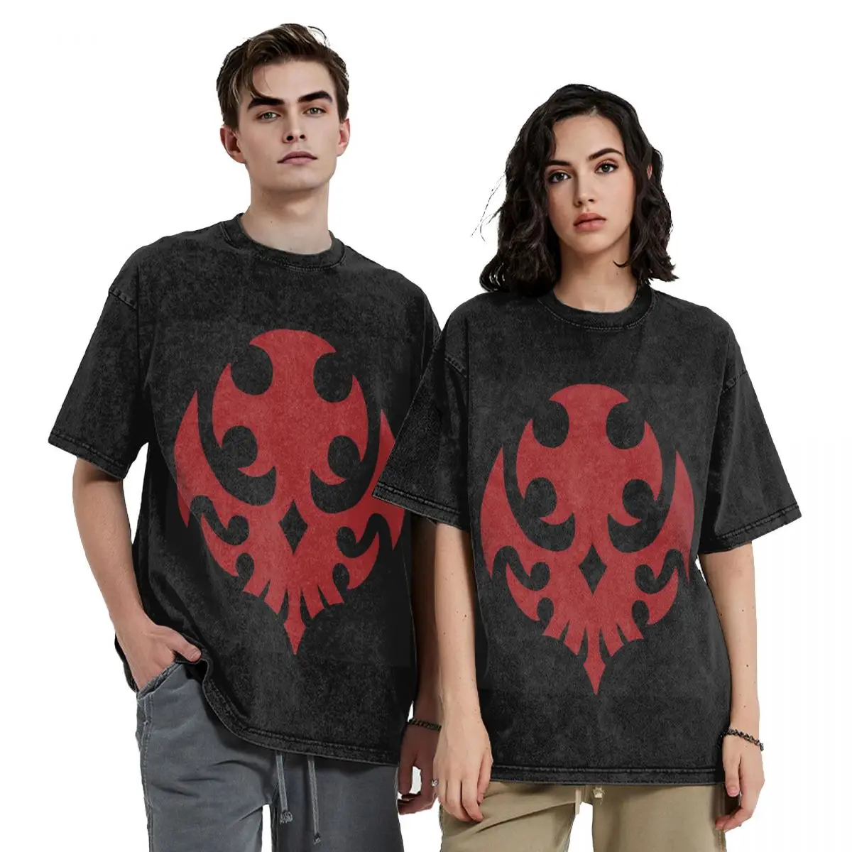 Neo The World Ends With You Reaper Hip Hop Short Sleeve T-Shirts Washed Tops Tees Streetwear T Shirt Harajuku for Men Women