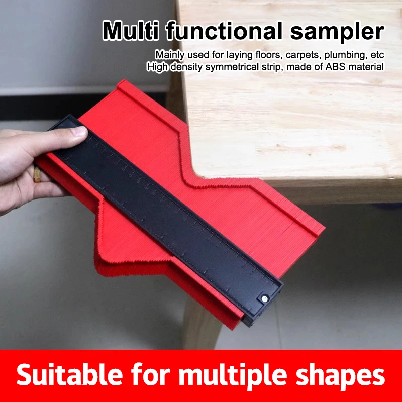 

Profile Contour Gauge Line Copier Ruler Cutting Template Construction Woodworking Measuring Instrument Ceramic Tiling Tiles Tool