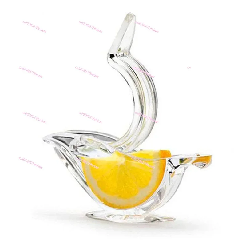 Transparent Bird Shape Acrylic Manual Lemon Juicer, Mini Fruit Juicer