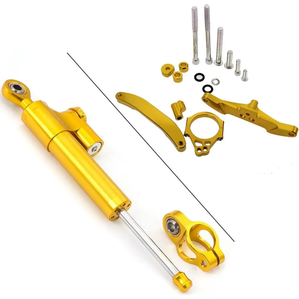 

Motorcycle CNC Steering Damper Stabilizer Control Bar Kit, Compatible with Z1 AZER Z1N 2006-2015