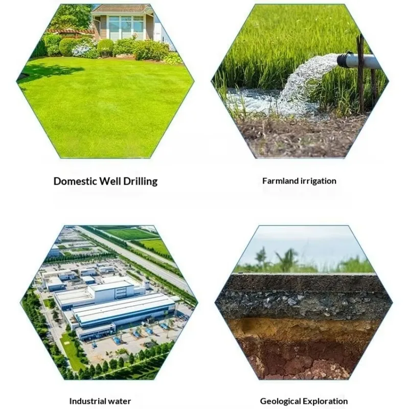 Kleine hydraulische waterputboorinstallatie voor thuisgebruik Landbouwgrondirrigatiemachine Diep