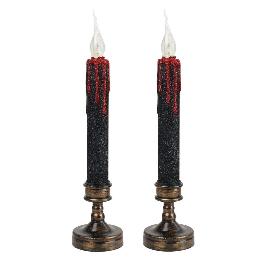 2 قطعة ضوء LED متوسط الحجم مصابيح ديكور الهالوين إضاءة المهرجانات الدافئة لإضاءة المهرجانات