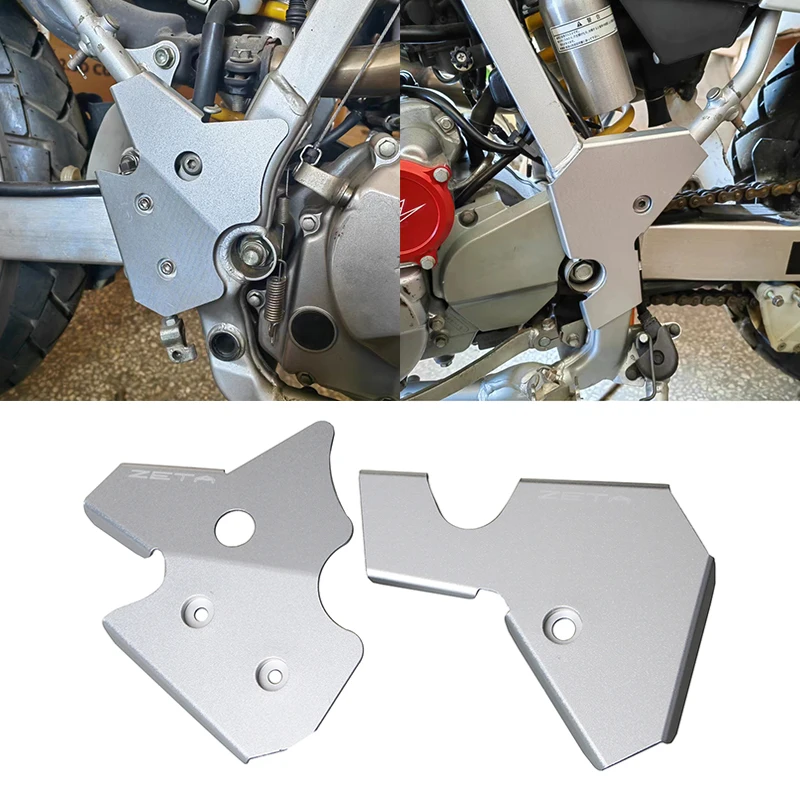 Aluminum Frame Cover Protection For Honda XR250 XR 250 1995-2007 Motorcycle Frame Guard Plate Pads Accessories