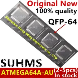(2-5piece)100% New ATMEGA64A-AU ATMEGA64A AU QFP-64 Chipset