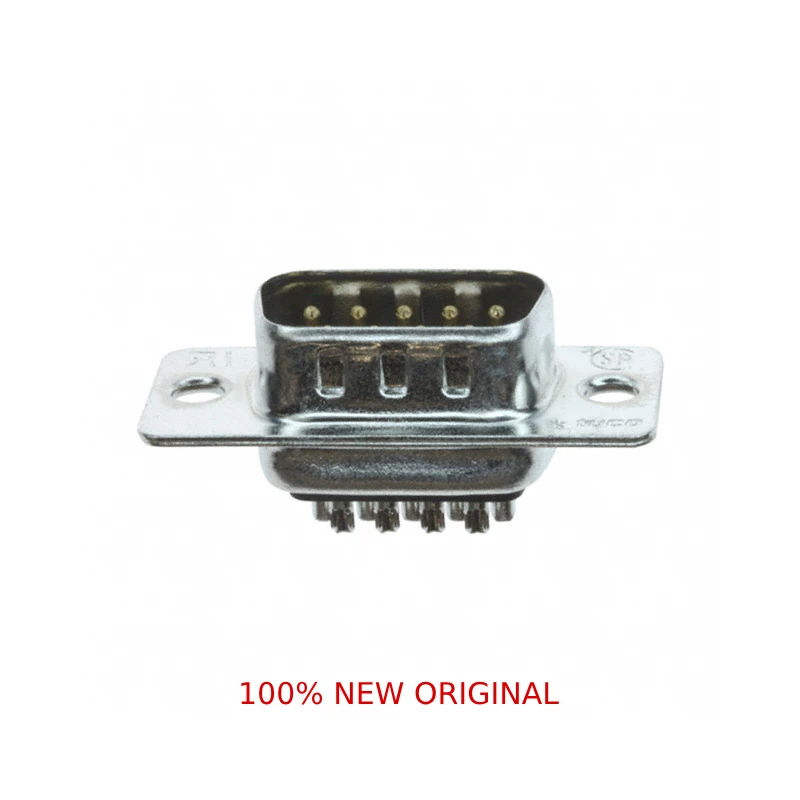 5-747904-2,Receptacle,Solder D-Sub Connector,Cable-to-Board,9P,with Mating Retention,Wire Size 20 AWG,Gold Plated,5-747905-2