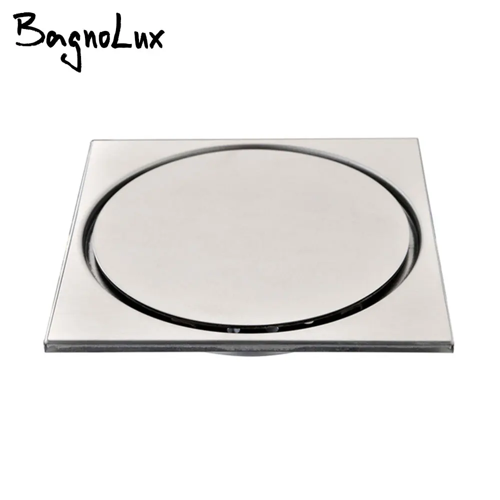 

150*150*30mm Deluxe Solid SUS-304 Stainless Steel Drains Casting Extra-thick Super Heavy-duty Deodorizing Bathroom Floor Drain 1