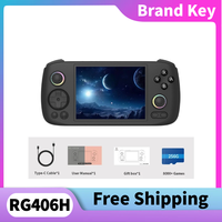 ANBERNIC RG406H  Handheld Game Console 4inch IPS Multi-touch Screen Retro Video Games Players Support 5G WIFI Game Machine
