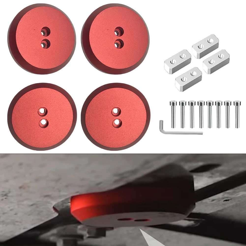 

Jack Pad Lifting Pucks Aluminum Floor Jack Pad Adapter Bolt For Porsche For Boxster For Cayman For Corvette 1997-2023