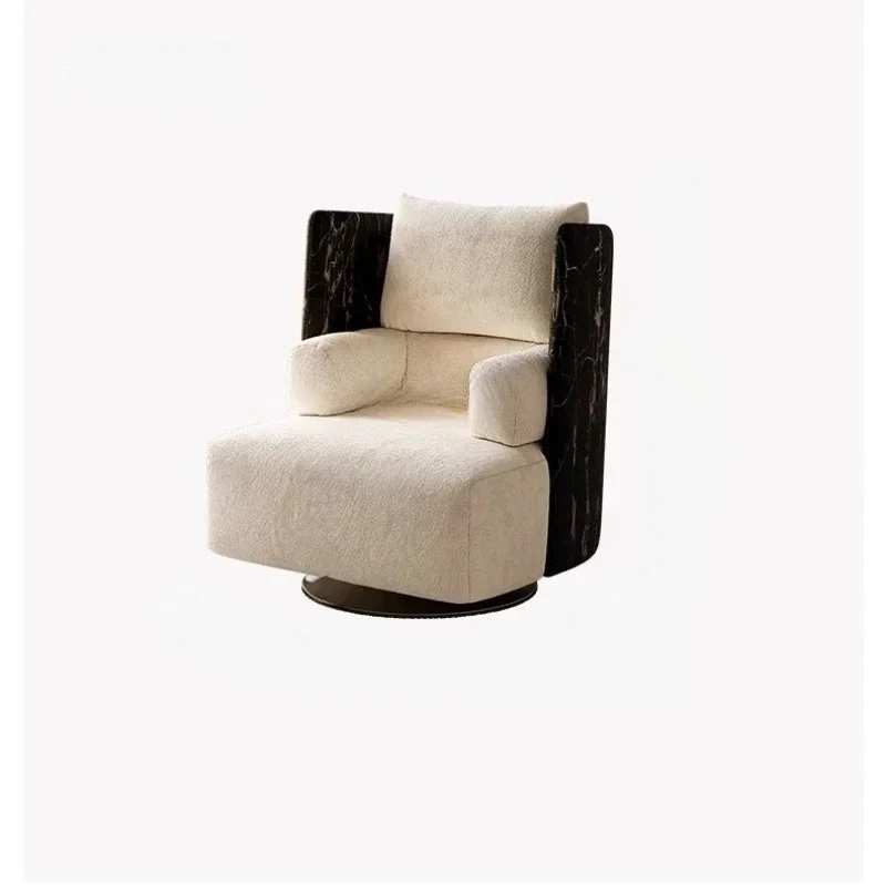 New Designer Fabric Recliner Chair for Living Room, Balcony, or Bedroom - Single French Hug Sofa, Leisure Seating