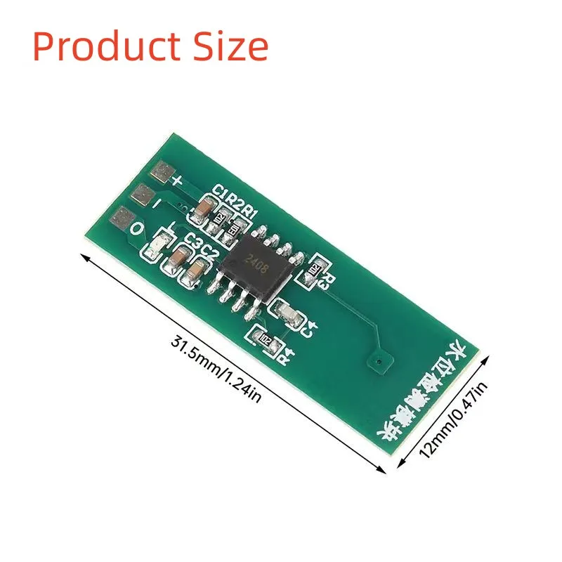 Sensore del modulo di rilevamento del livello dell'acqua con sensore del sensore del liquido con interruttore tattile del livello del liquido senza contatto DC 3.3-26V