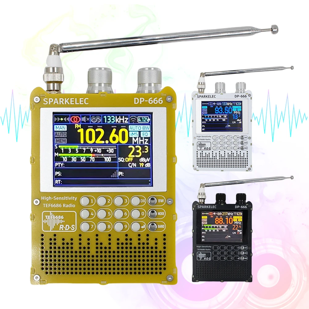 

DP-666 TEF6686 High Sensitivity Full Band FM AM Short Wave Radio with LCD Display FM/LW/MW/SW Full Band Radio