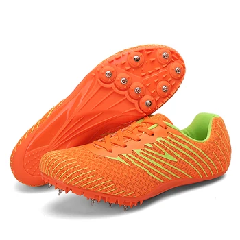 Spikes men women Sprint track field shoes professional competition nail sports shoes students test running shoes jumping training