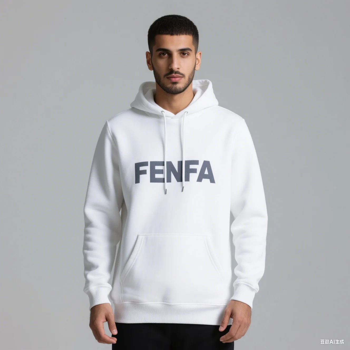 330G الثقيلة مقنعين البلوز الحد الأدنى بينيين FENFA مطبوعة مقنعين الرجال عارضة وعصرية طويلة الأكمام البلوز #2