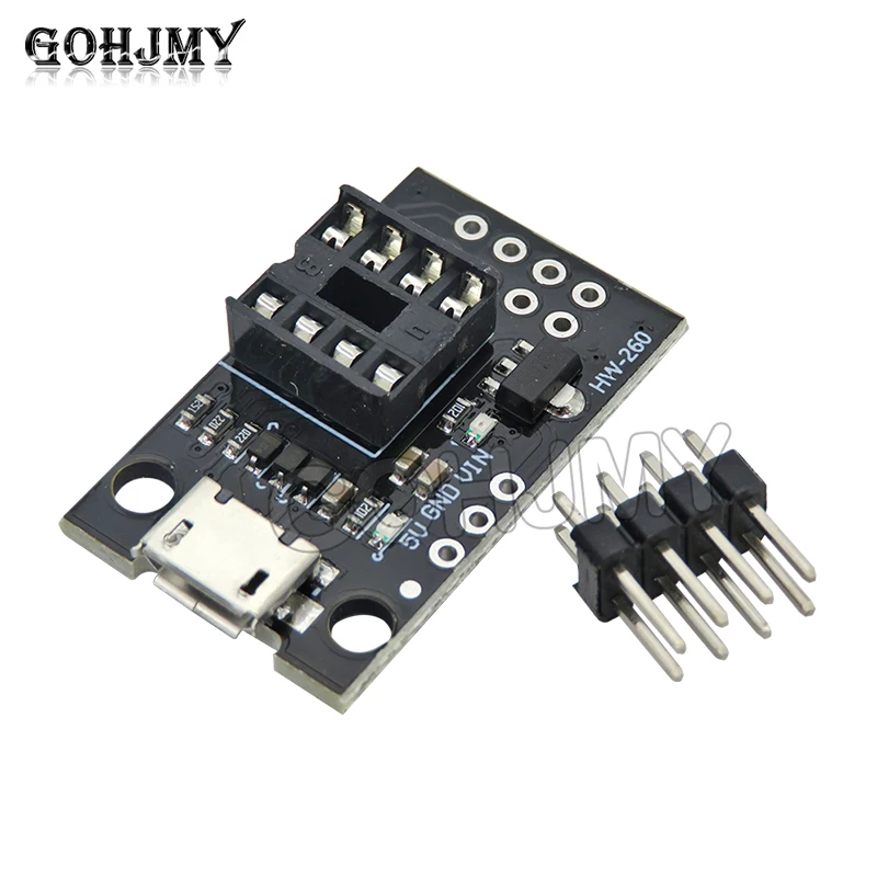 Programmer burning development adapter module ATtiny13A/ATtiny25/ATtiny45/ATtiny85