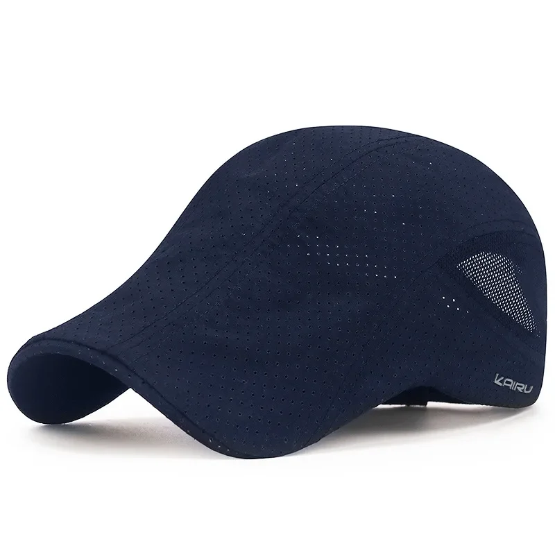 Men Women Mesh Moisture-Waging Quick Dry Baseball Cap Male Summer Female Originality Adjustable Breathable Sun Visor Fishing Hat