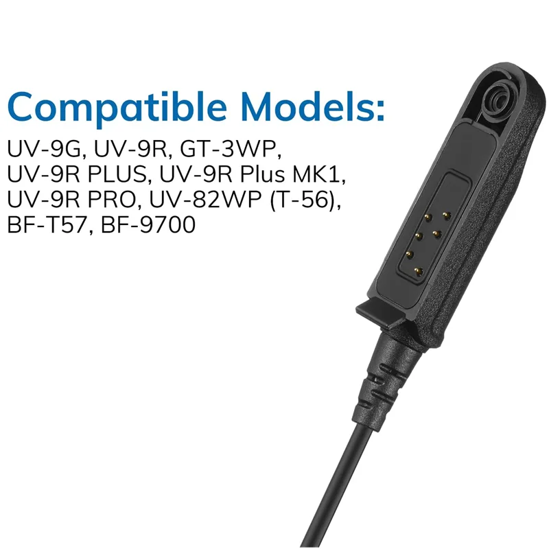 Baofeng Handheld Luidsprekermicrofoon Voor BF-UV-9R Plus UV-XR Pro GT-3WP Portofoon Accessoires