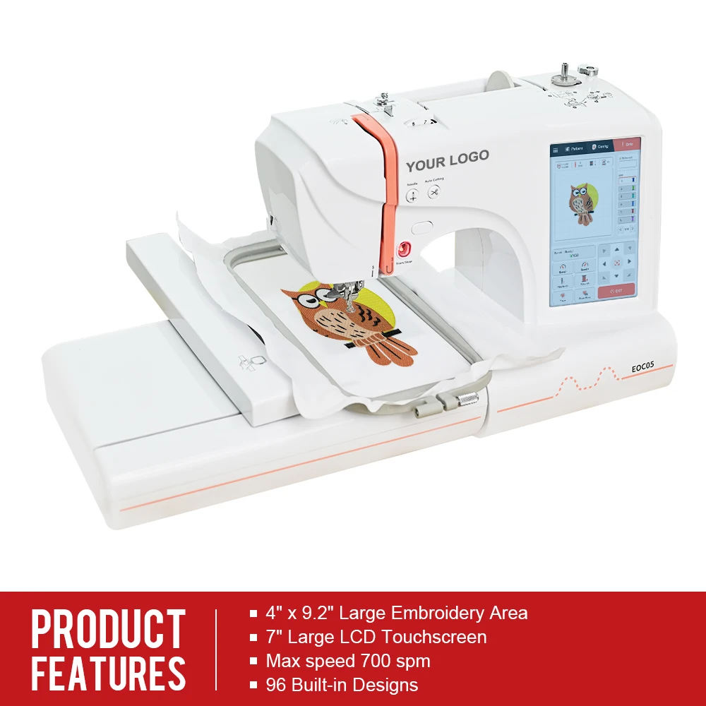 EOC05 OEM Hot Sale Save Space High Quality Long Service Life Computer Embroidery Machines Embroidery Machine for Sale