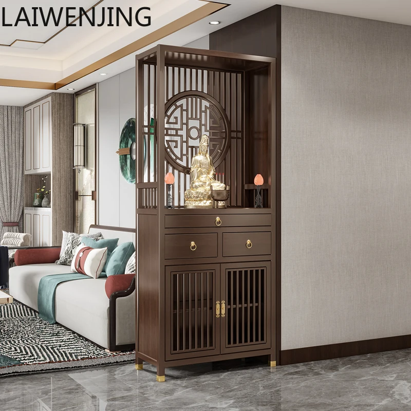 

Буддийский алтарь SGF, офисный стол для домашнего использования, новый шкаф из цельного дерева в китайском стиле