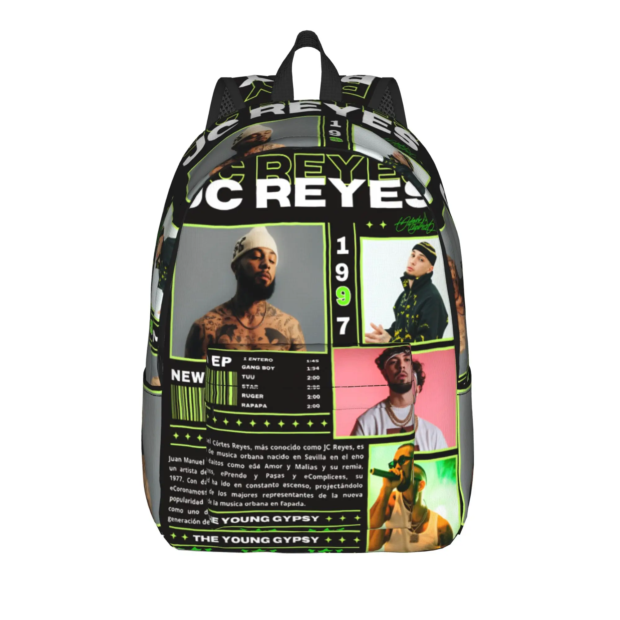 Jc Reyes Album Tour 2025 Rapper Backpack  Funny Backpacks Boy Girl Cycling Print High School Bags Colorful Rucksack
