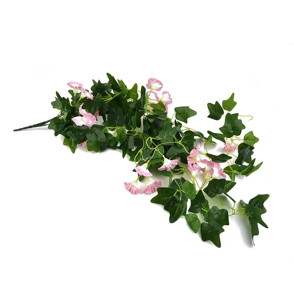

Enhance Your Garden with Artificial Hanging Silk Flowers Vine Available in Various Colors (Winter Jasmine Morning Glory)