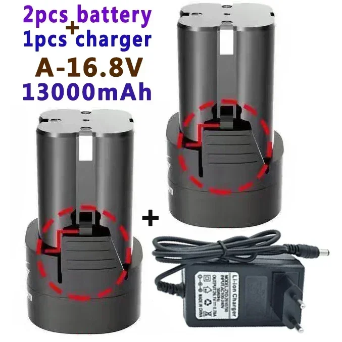 

100%New.16.8V.13000mAh.herramientas.electricas de.bateria,taladro recargable.para.destornillador.inalambrico.