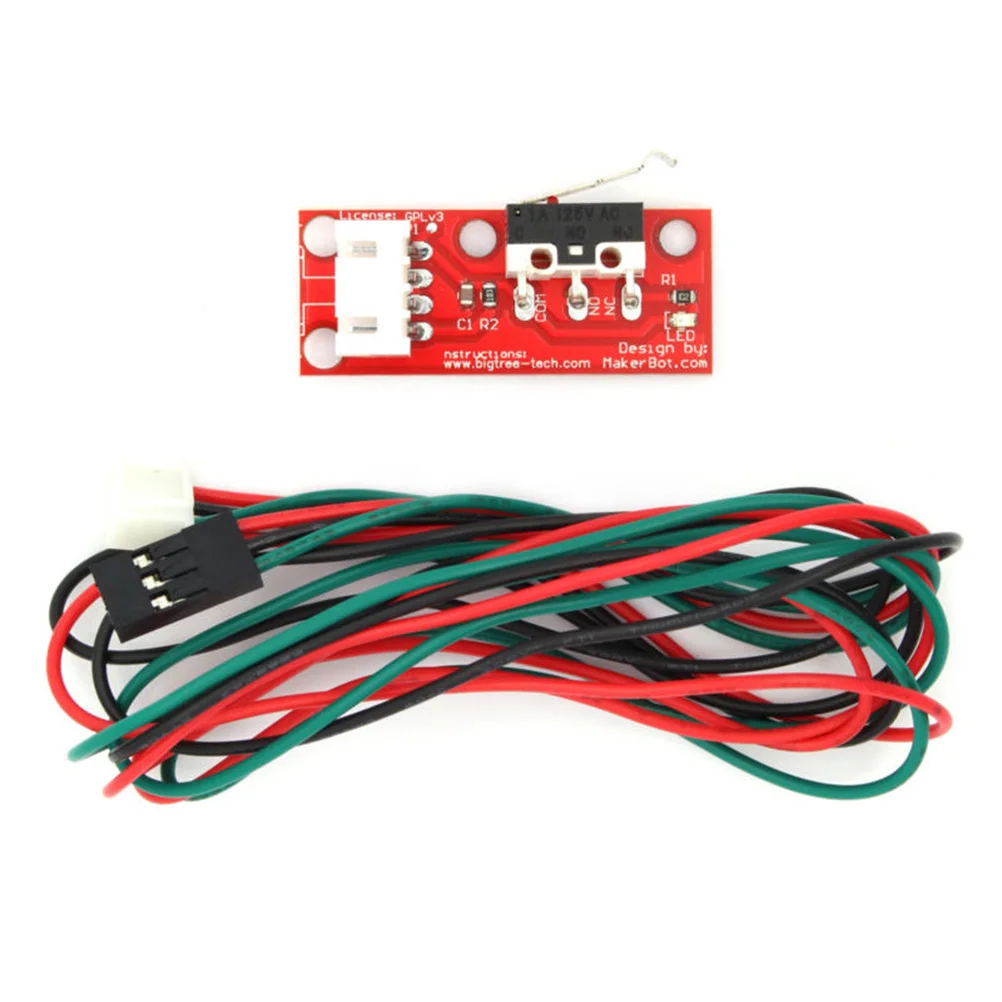 

5Pcs 3D Printer Mechanical Endstop Limit Switch Customized Connection Copper Wire 22awg Cable Perfect for Electronic