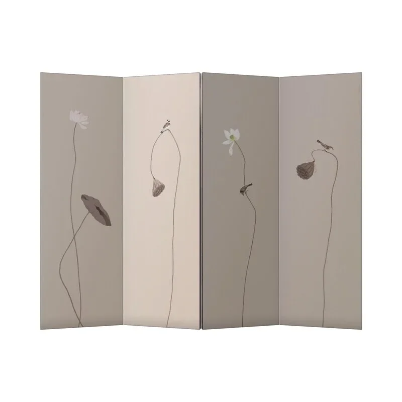 #  screen partition, entrance porch cover, movable folding living room, bedroom, office, tea room, new Chinese style