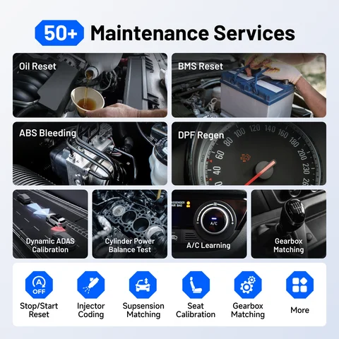 OBD2 Scanner Car Diagnostic Tool Bluetooth Wireless Bi-Directional Control OBD Automotive Scan Tool AI Assisted TOPDON ONE Lite
