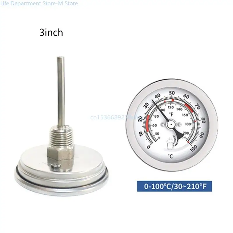 Brewing Thermometers 20℃-120℃ Home Winery Temperature Measurement, Displays Double Scale, For Home Winemaking Equipment image 2