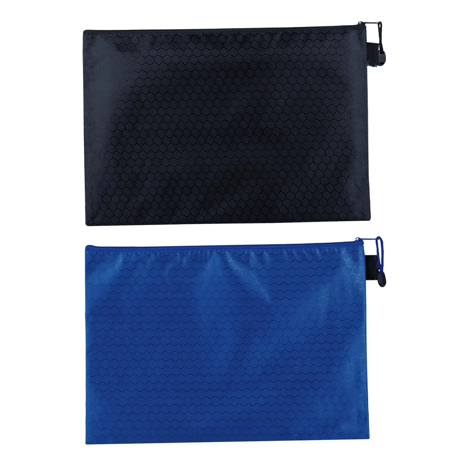 Bolsa impermeable con cremallera B5, carpeta de archivos para negocios comerciales, 2-6 paquetes