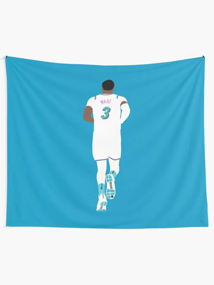 Dwyane Wade Miami Vice Tapestry Bedroom Decor Aesthetic Wall Carpet Kawaii Room Decor Decorations For Room Tapestry