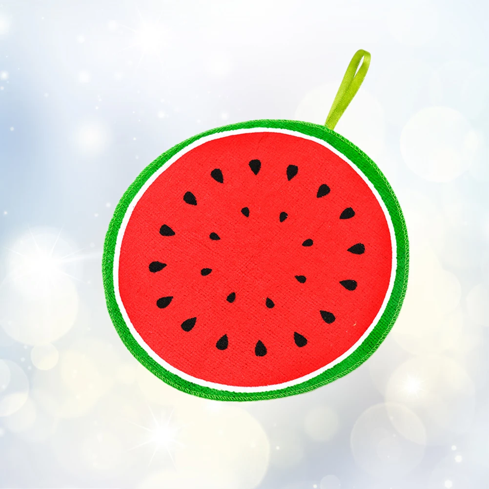 

2Pcs Fruit Absorbent Dish Wash Hand Towels Cloth Hand Towels Hanging Dish Wash Cloth Childlike Soft Bath Towel Set